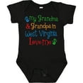 thumbnail image 3 of Inktastic West Virginia Grandma Loves Me Boys or Girls Baby Bodysuit, 3 of 5