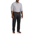 thumbnail image 4 of Big and Tall Essentials by DXL Men's Pleated Dress Pants, Black, 48W x 32L, 4 of 6