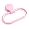 thumbnail image 2 of Unatoiry Wall Mounted Towel Rack Hanging Washcloth Ring Household Organizing Holder Pink 1Set, 2 of 6