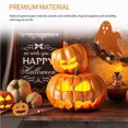 thumbnail image 4 of Cartel De Halloween Emocionante Calabaza Horrible Bruja Gnomo Calavera Murciélago Decoración Colgante Festiva Streamer Para Fiesta En Casa De Halloween Cateissary HA026980-03, 4 of 7