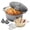 Gray, variant on Enameled Cast Iron Dutch Oven Cherry Red 6.5 Qt with Sourdough Bread Baking Supplies
