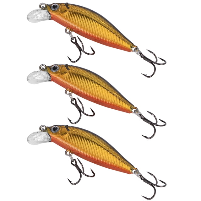 Señuelo de pesca Minnow, 3 uds., cebo de pesca hundido con doble gancho, señuelo de pesca Ultra sensible