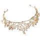 thumbnail image 1 of Delicada tiara de boda con incrustaciones de diamantes de imitación, corona antigua, joyería para la cabeza, 1 of 6
