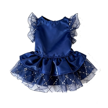 Lynono Co.,Ltd Girl Dog Dress Wedding Dress Costume Apparel Princess Skirt Spring and Summer Cloth for Puppy Dog and Cats
