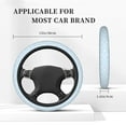 thumbnail image 2 of Kdxio Cute Bunny Print Elastic Stretch Steering Wheel Cover,Auto Steering Wheel Cover,15 Inch Anti-Slip,Warm in Winter and Cool in Summer,Fit Suvs,Vans Cars,Trucks, 2 of 7