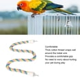 thumbnail image 3 of Bird Rope Perch, Built In Wire Bendable Bird Swing Perch Toy Comfortable Grip  Cotton Rope Perch Easy To Use Climbing Bird Rope Toy For Cockatiels, 3 of 8