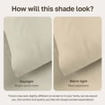 thumbnail image 6 of 100% Natural Cotton Flat Sheet Only - 600 Thread Count, Soft and Crisp, Breathable, Top Sheet Only, Premium Sateen Weave - Ivory (Creamy Beige Tone), King Size, 6 of 10