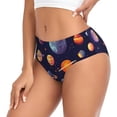 thumbnail image 2 of Balery Space Planet Ropa Interior de Algodón para Mujer con Dibujo – Braguitas Cómodas y Elásticas, Estilo Clásico-3X-Large, 2 of 6