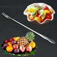 thumbnail image 3 of Tenedor de Cóctel de Acero Inoxidable, Mango Largo, Elegante Cubertería para Postres y Frutas, Fácil de Limpiar, Versátil para Huevos, Verduras y Pastel de Carne, Vajilla Elegante, 20 Cm de, 3 of 3