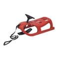 thumbnail image 6 of Red Snow Racer Sled for Kids, Winter Sport Ski Sled Slider Board with Steering Wheel & Footrest, 220 lbs Capacity Snow Sled for Kids, Teenagers, Adult, 6 of 16