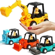 Beestech Construction Truck Vehicle Playset (4 Pieces)