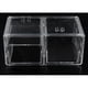 thumbnail image 3 of 24x13,7x11cm storage box drawer jewelry makeup transparent storage box, 3 of 3