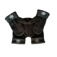 thumbnail image 2 of Guantes Qarigey para parejas 3 piezas manoplas extragruesos a prueba de clima frío negro, 2 of 6