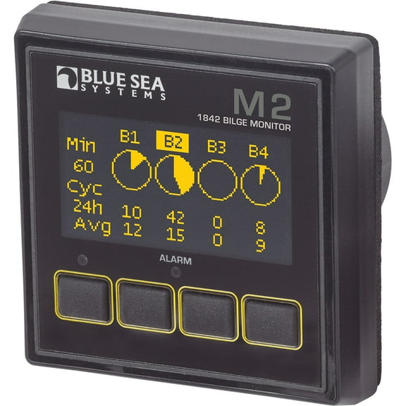Blue Sea Systems 1842 Monitor M2 OLED Bilge Monitor boating electrical equipment