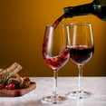 thumbnail image 2 of Ratrabas Wine Glasses Set of 4 Clear Red White Wine Glass Goblets Crystal Stemware, 2 of 7