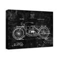 thumbnail image 2 of Creative Products Motor Bike Patent 20 x 16 Canvas Wall Art, 2 of 5