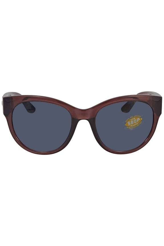 Maya Grey Polycarbonate Cat Eye Ladies Sunglasses 6S9011-901105-55