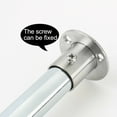 thumbnail image 2 of Gerich 2 Pcs Stainless Steel Cabinet Clothes Closet Rod Bracket Holder Flange Socket,19.5mm, 2 of 8