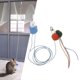 thumbnail image 3 of Juguete para gatos Yinane Tipo de puerta colgante Ejercicio de persecución Retráctiles Verde anaranjado, 3 of 8