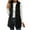 Black, variant on Ashirexll Fleece Vest Women, Womens Winter Coats, Solid Casual Round Neck Sleeveless Pullover Sweater Knit Fall Fashion Top