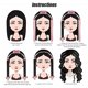 thumbnail image 3 of Muyoka DIY Heartless Curling Rod Diadema Lazy Hair Curler Heatless Hair Roller Cinta para rizar el cabello para cabello largo mediano Sin ondas de calor Rizadores de cabello Rizos en espiral Kit de h, 3 of 7