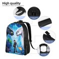 thumbnail image 4 of Mochila negra de Cómo entrenar a tu dragón para mujer y hombre, mochila para portátil, para trabajo, negocios, viajes, mochila informal para el colegio, regalo para estudiantes universitarios., 4 of 5