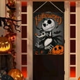 thumbnail image 4 of Halloween Jack Skellington Decorative House Flag, Jack O Lantern Pumpkin Skull Bat Garden Yard Outside Decorations, Funny Holiday Outdoor Large Home Decor Double Sided 28 x 40, 4 of 6