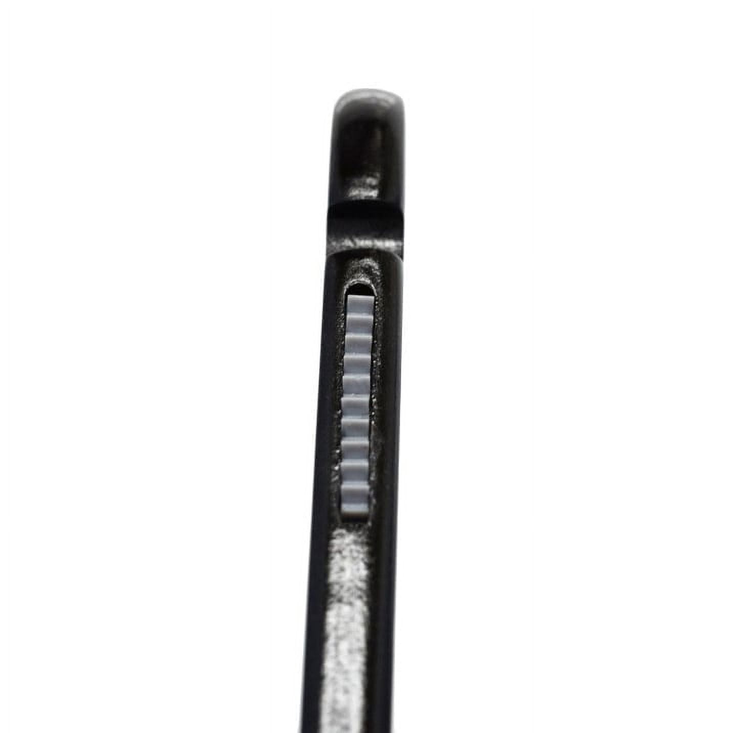NAHANCO 17" Wooden Shirt Hanger, High Gloss Black (Pack of 100)