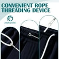 thumbnail image 4 of Sekonow 8 Pieces 52 Inches Drawstring Cord Kit-Hoodie String Replacement with 3 Easy Threaders for Sweatpants, Shorts, Pants, Jackets, Coats, White, 4 of 7