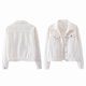 thumbnail image 2 of Chaqueta Vaquera Extragrande para Mujer con Perlas Bordadas y Abalorios XL, 2 of 6