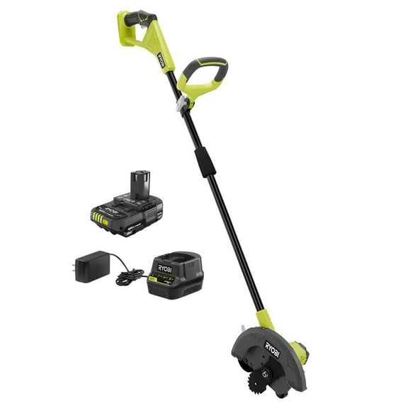 ONE  18V 9 in. Cordless Battery Edger with 2.0 Ah Battery and Charger