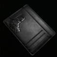 thumbnail image 2 of Leather Bat Wallet Personalized Hero Mask Design Bat Card Bag Multifunction Man Bat Billfold(Black), 2 of 6