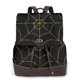 thumbnail image 1 of Balery Golden Spider Web Mochila de Cuero para Mujeres, Gran Capacidad, Bolsa de Viaje Multifuncional, Mochila de Cuero y Bolsa de Hombro para Mujeres, 1 of 4