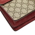 thumbnail image 5 of Pre-Owned Gucci GG Supreme Blooms Dionysus Chain Shoulder Bag 400249 Beige Red Suede... (Good), 5 of 13