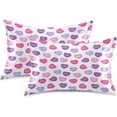 thumbnail image 2 of GZHJMY Valentine's Day Heart Satin Pillowcase, Soft Breathable Silk Pillow Case with Envelope Closure for Hair and Skin, Standard Size 26 x 20 Inch Home Decor, 2 of 7
