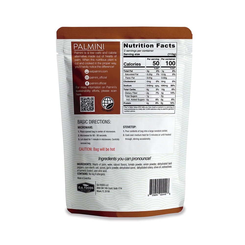 NEW!! Palmini Low Carb Spanish Rice | 6g of Carbs | As Seen On Shark Tank | Gluten Free | Ready-to-Eat | (8 Ounces Pouch (Pack of 6))