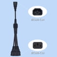 thumbnail image 3 of Cable adaptador de corriente Baoblaze Cable de alimentación dividido en Y IEC320 C14 a 4x C13, 3 of 8