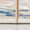 thumbnail image 4 of Transitional 5x8 Area Rug (5'3'' x 7'3'') Oriental Navy, Pink Living Room Easy to Clean, 4 of 9