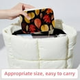 thumbnail image 6 of Thanksgiving Leaves Velvet Portable Storage Box with Removable Compartment: Display Case, Jewelry Box, and Jewelry Stand - Gift, 6 of 7