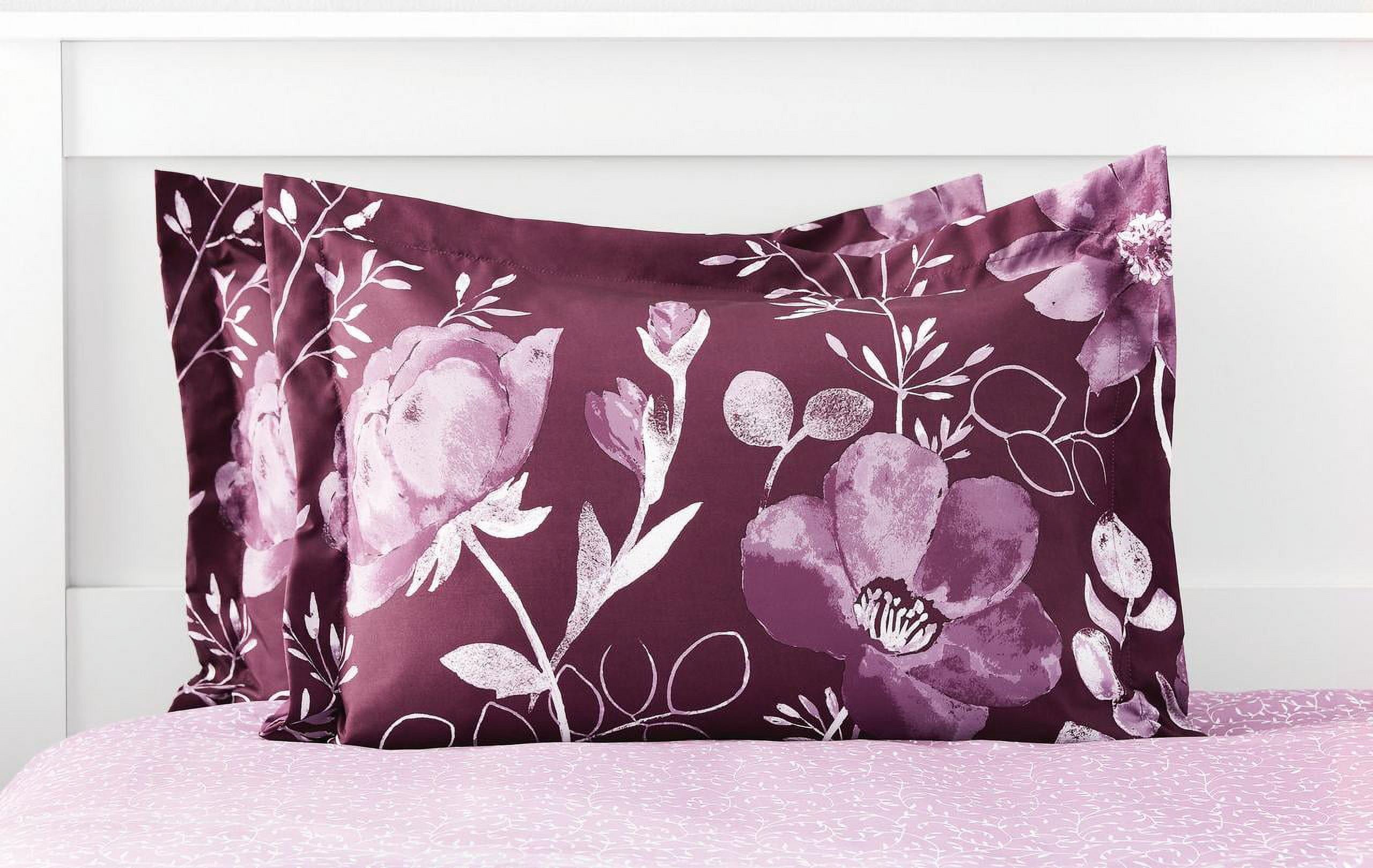 Mainstays Kamala Bed in a Bag Coordinated Bedding, King, Purple