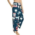 thumbnail image 2 of Balery Dental print Women's Pajama Pants,Ultra Lightweight Pjs,Lounge Pant-Small, 2 of 9