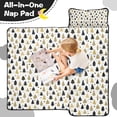 thumbnail image 4 of Gold Christmas Tree Pattern Toddler Nap Mats for Kids Preschool,50"x20" Sleeping Mat Bag or Kids,Toddler Sleeping Bag,Toddler Nap Mat or Daycare, 4 of 6