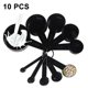 thumbnail image 1 of 10 In 1 Measuring Spoons And Cups Set Kitchen Plastic Measuring Set For Measuring Dry And Liquid Ingredients, 1 of 1
