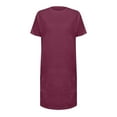 thumbnail image 3 of SNKSDGM Easter Shirts Short Sleeve Shirts for Women V Neck Women's Short Sleeve Casual Pocket T Shirt Top Comfy Blend Tee for Daily Wear And Leisure Womens Shirts Casual Plus Size, 3 of 4