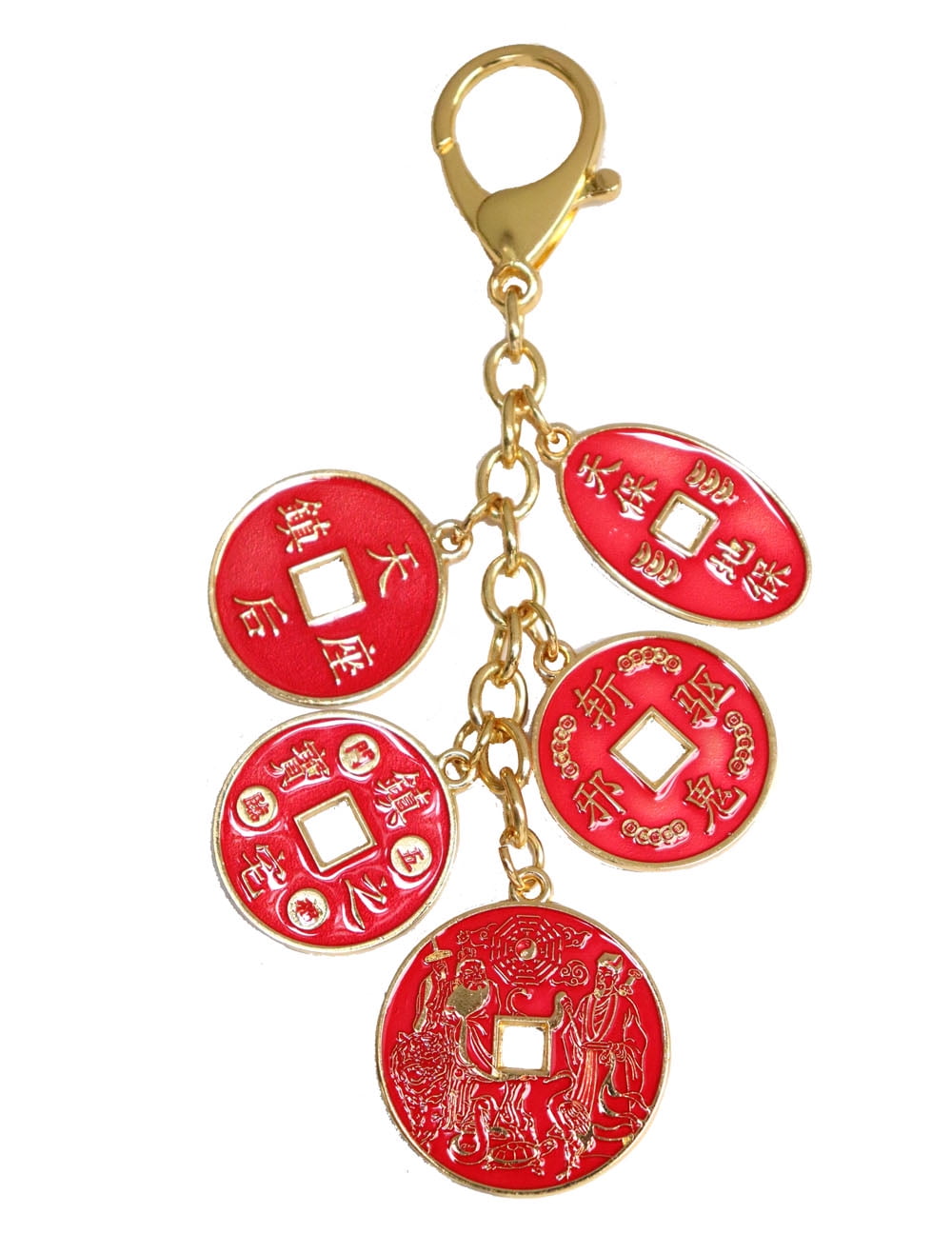 Feng Shui Import - Feng Shui Protection and Blessing 5 Amulet Coins