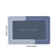 thumbnail image 3 of Alfombra absorbente de baño Diatomite Secado rápido antideslizante | Alfombra de baño moderna de goma para puerta, lavabo, inodoro | 16x24in Azul, Gris, Rosa | Fácil de limpiar, con estilo, duradero, 3 of 6