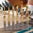 thumbnail image 3 of 6 uds M3-M10 HSS juego de brocas de taladro combinado vástago hexagonal herramienta de grifo compuesta, 3 of 9