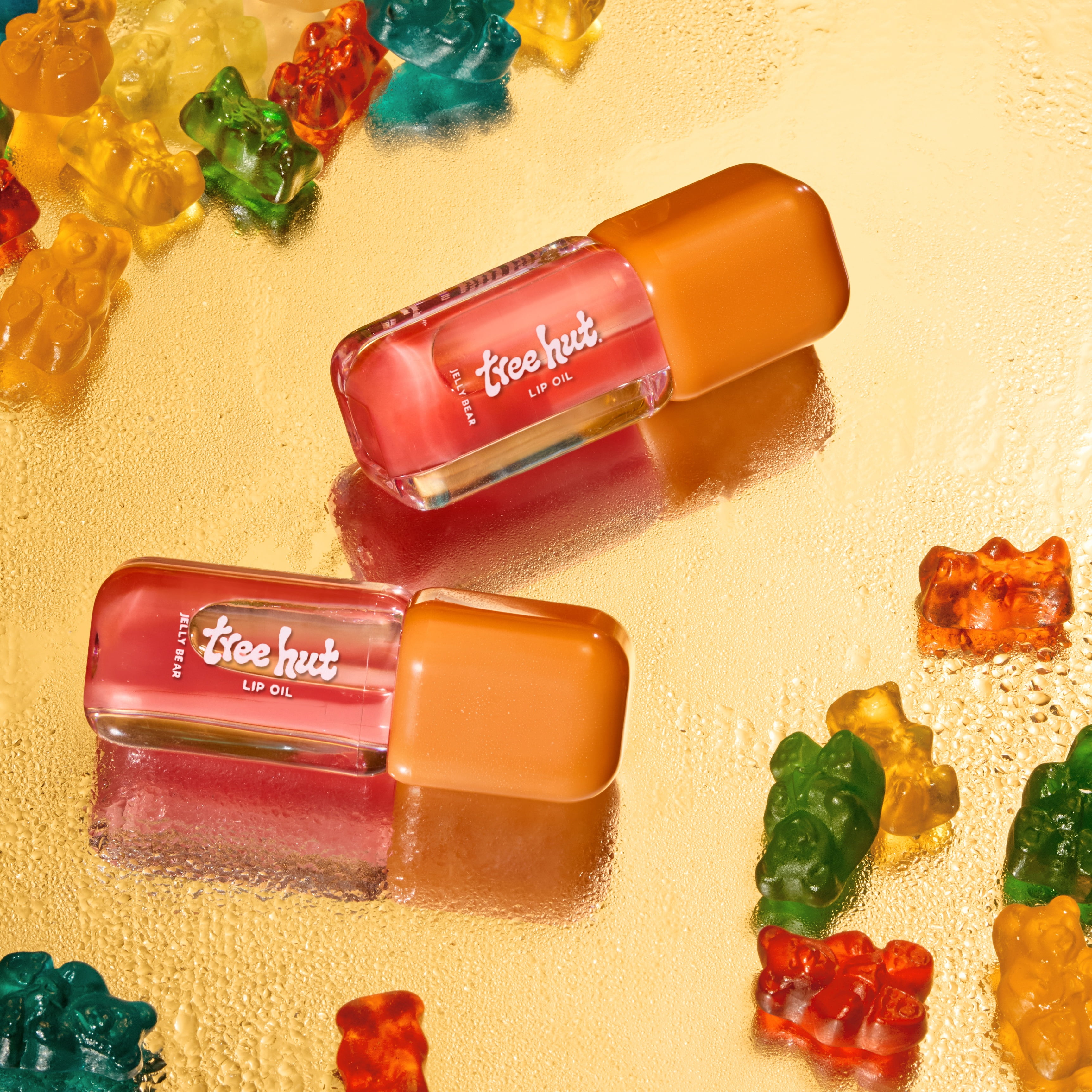 Tree Hut Jelly Bear Hydrating Lip Oil, Sheer Tint with High Shine, 0.16 fl oz