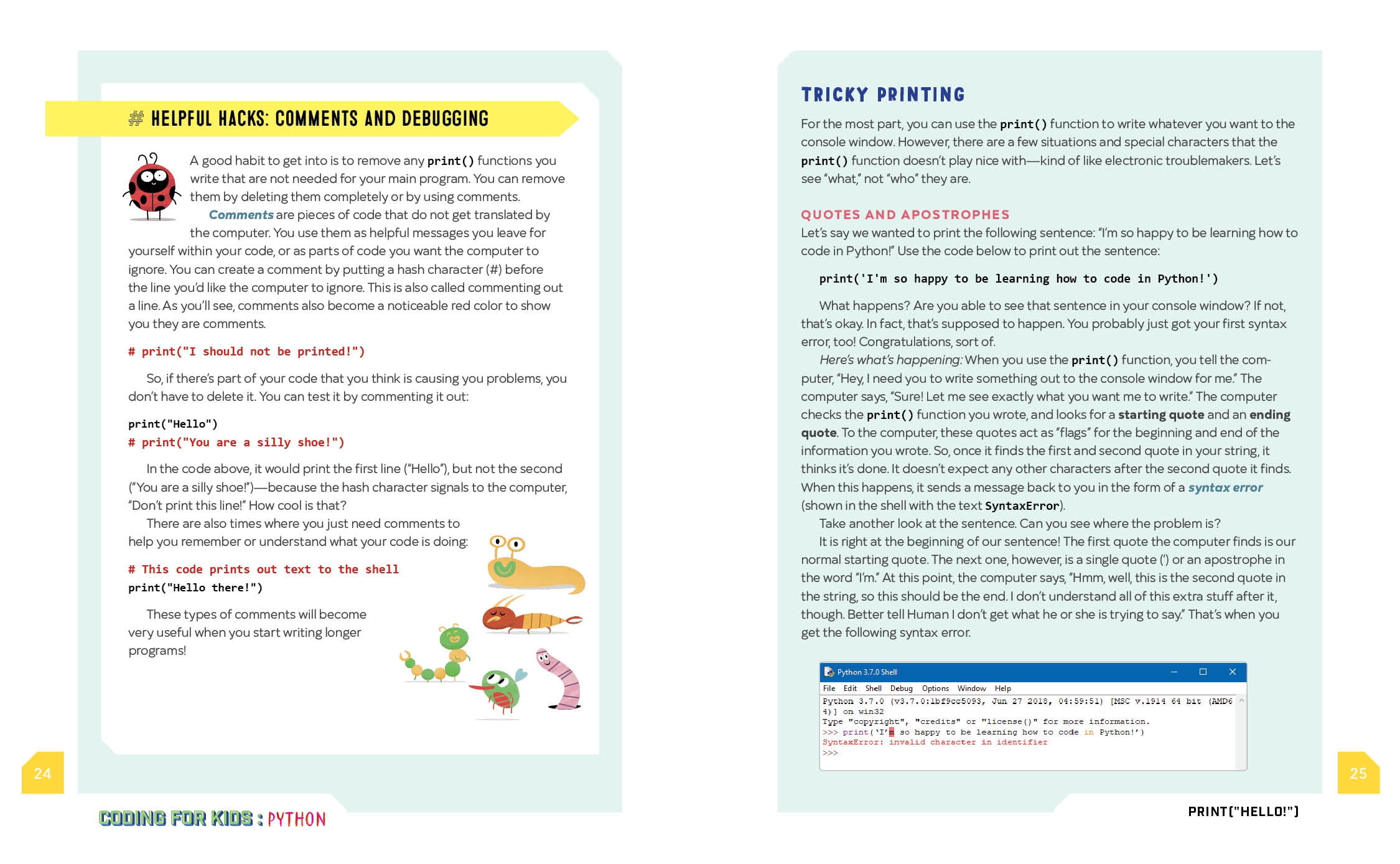 Coding for Kids: Python: Learn to Code with 50 Awesome Games and Activities (Spiral Bound)