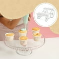 thumbnail image 5 of CUTICATE 2 Tier Serving Tray 2 Layer Fruit Plate Holder Multipurpose Candy Cake Display Stand Wedding Cake Stand for Party Living Room square, 5 of 8